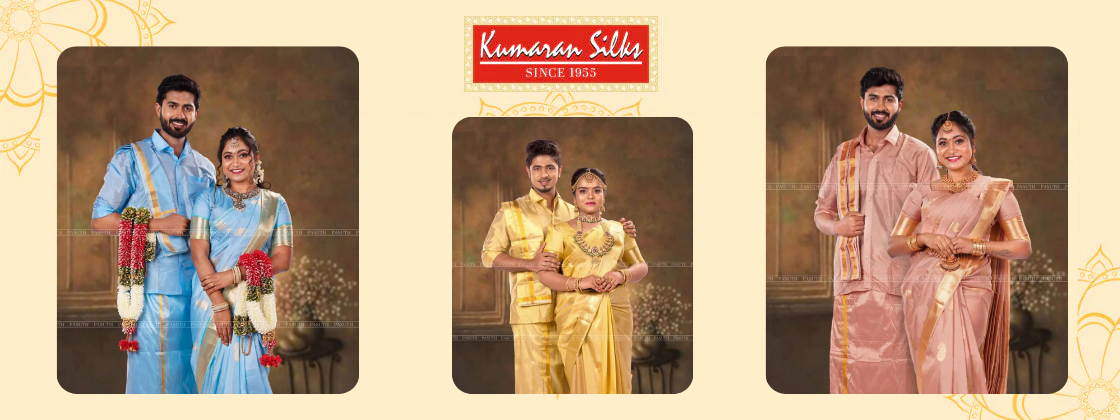 Ultimate Fashion Guide for Couple Styling with Silk Saree, Shirt, and Dhoti Set for Indians in the USA