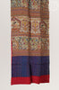 Blue Tussar Saree with Kandhari Print