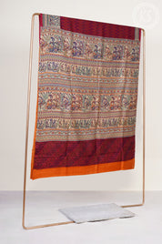 Araku Tussar Saree with Kandhari Print