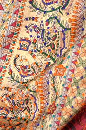 Araku Tussar Saree with Kandhari Print