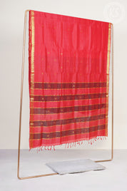 Red Mangalagiri Butta Saree