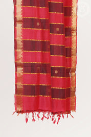 Red Mangalagiri Butta Saree