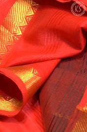 Red Mangalagiri Butta Saree