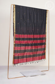Black Mangalagiri Butta Saree