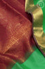 Pista Green Floral Butta soft silk Saree