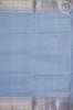 Sky Blue Soft Silk Saree with Floral Butta