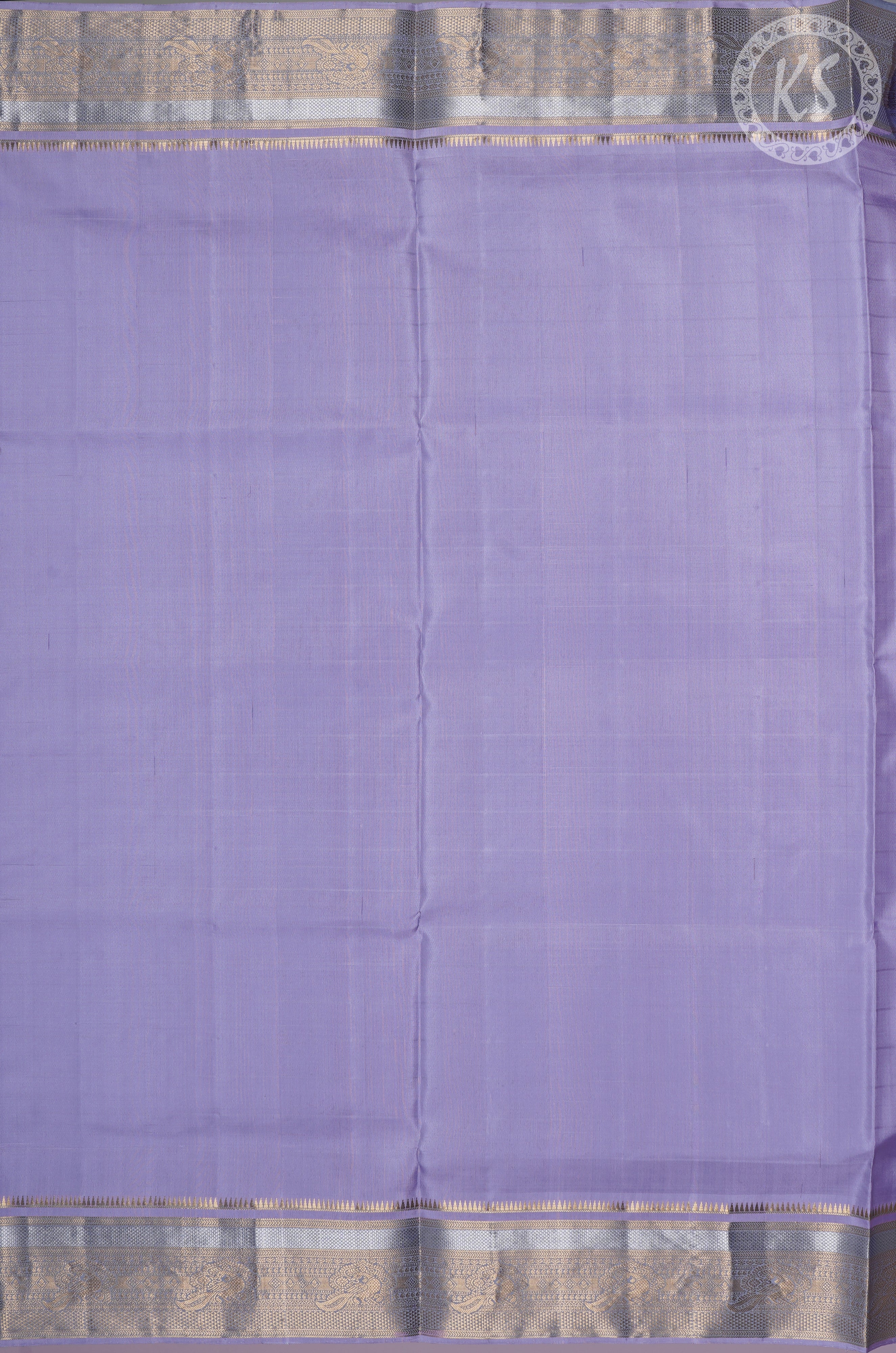 Lavendor Soft Silk Saree with Floral Butta