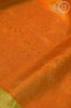 Orange Soft Silk Saree with Floral Butta