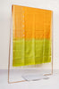 Yellow Soft Silk Saree with Floral Butta