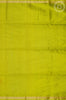 Yellow Soft Silk Saree with Floral Butta