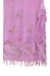 mauve-unstitched-chudidhar-set-with-leaf-design-d