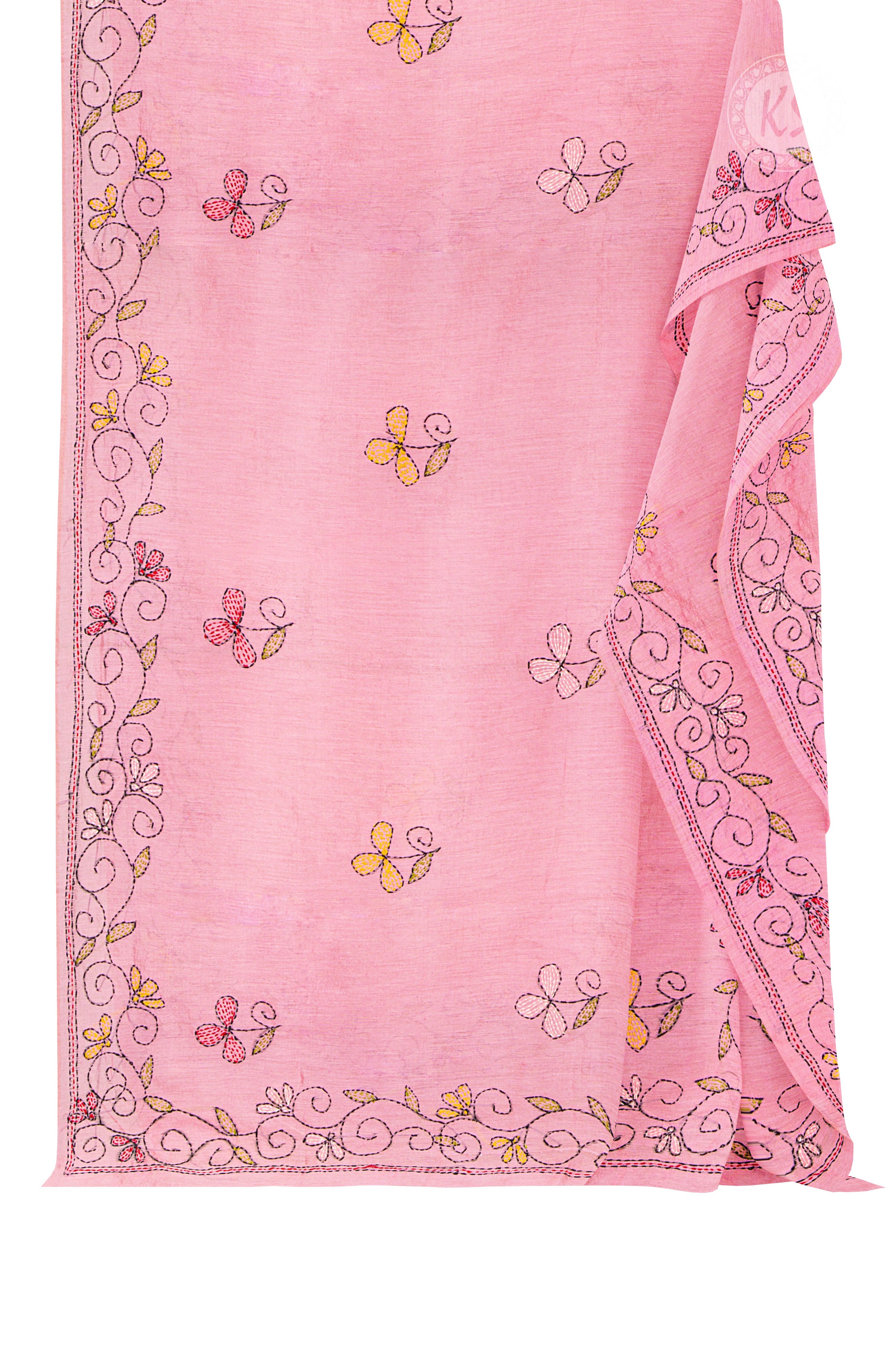 baby-pink-unstitched-chudidhar-set-with-tree-design-d