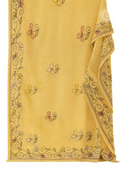 lemon-yellow-unstitched-chudidhar-set-with-tree-design-d