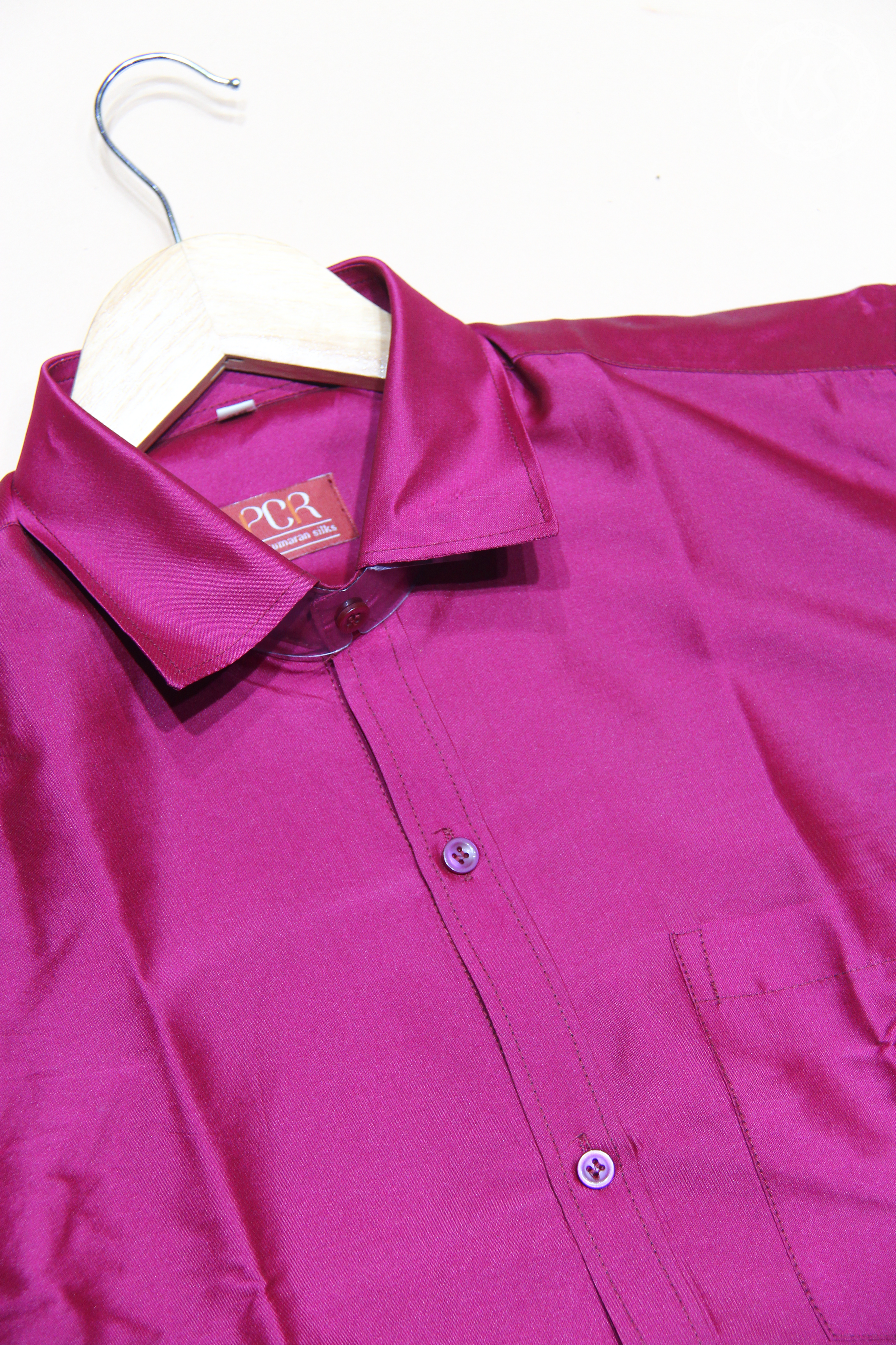 Purple Shirt With Full Sleeve