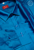 Peacock Blue Shirt With Full Sleeve