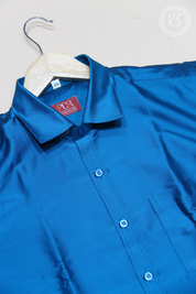 Ramar Blue Shirt With Full Sleeve