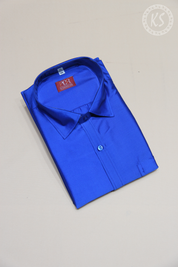 Royal Blue Shirt With Full Sleeve