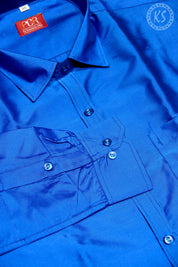 Royal Blue Shirt With Full Sleeve