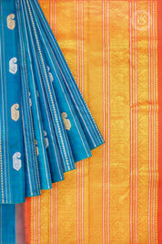 dual-tone-silk-saree-with-gold-and-silver-butta-a