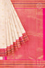 Sandal Checks Silk Saree with Mayil Butta