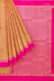 Dual Tone Stripe Silk Saree with Annam Butta