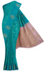 Mint Green Silk Saree with Floral