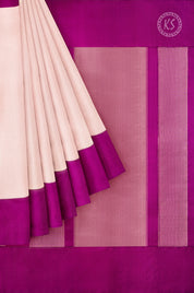 Sandal Stripe Silk Saree