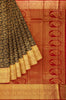 black-brocade-silk-saree-with-contrast-araku-border-a