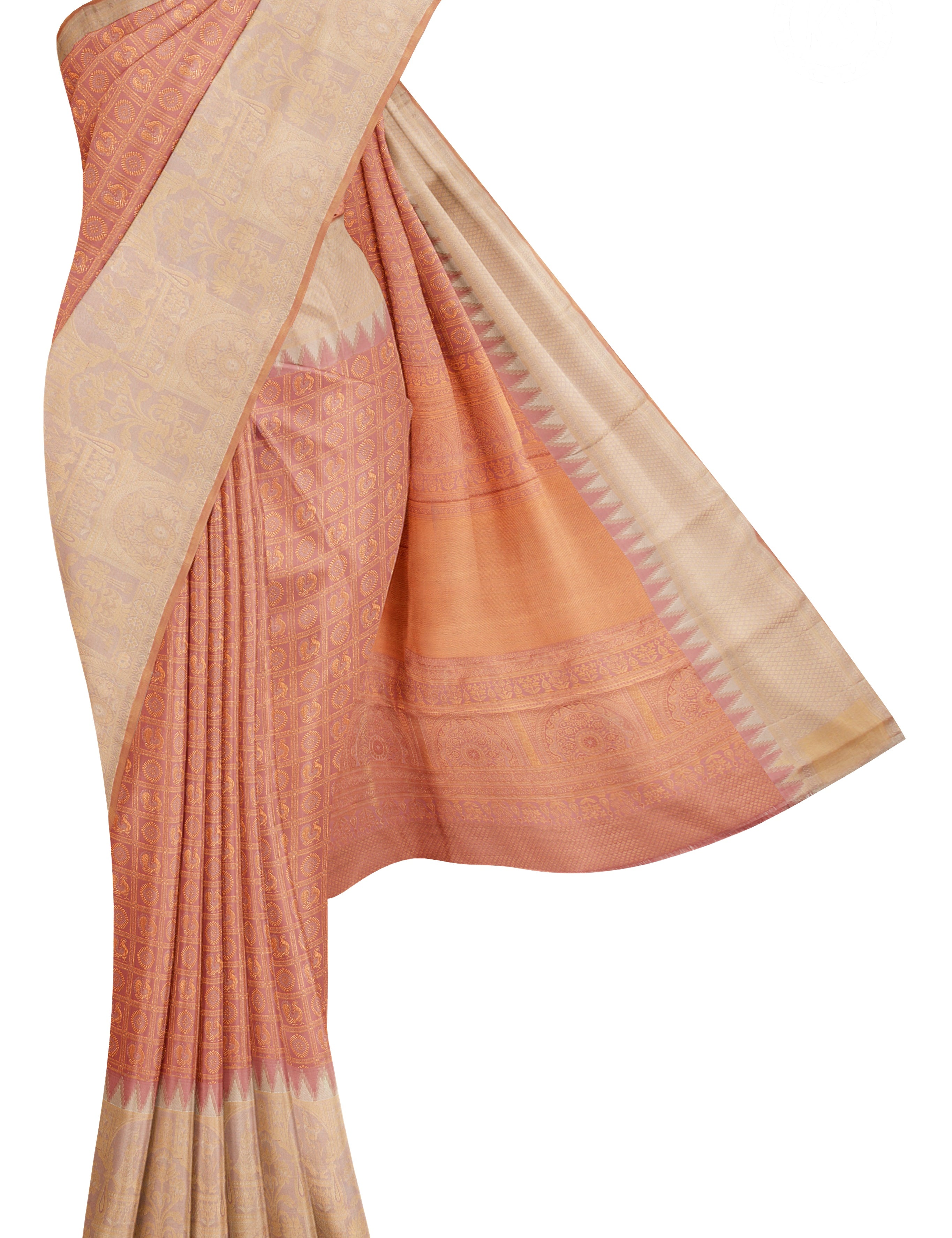 pink-brocade-silk-saree-with-checks-butta-b