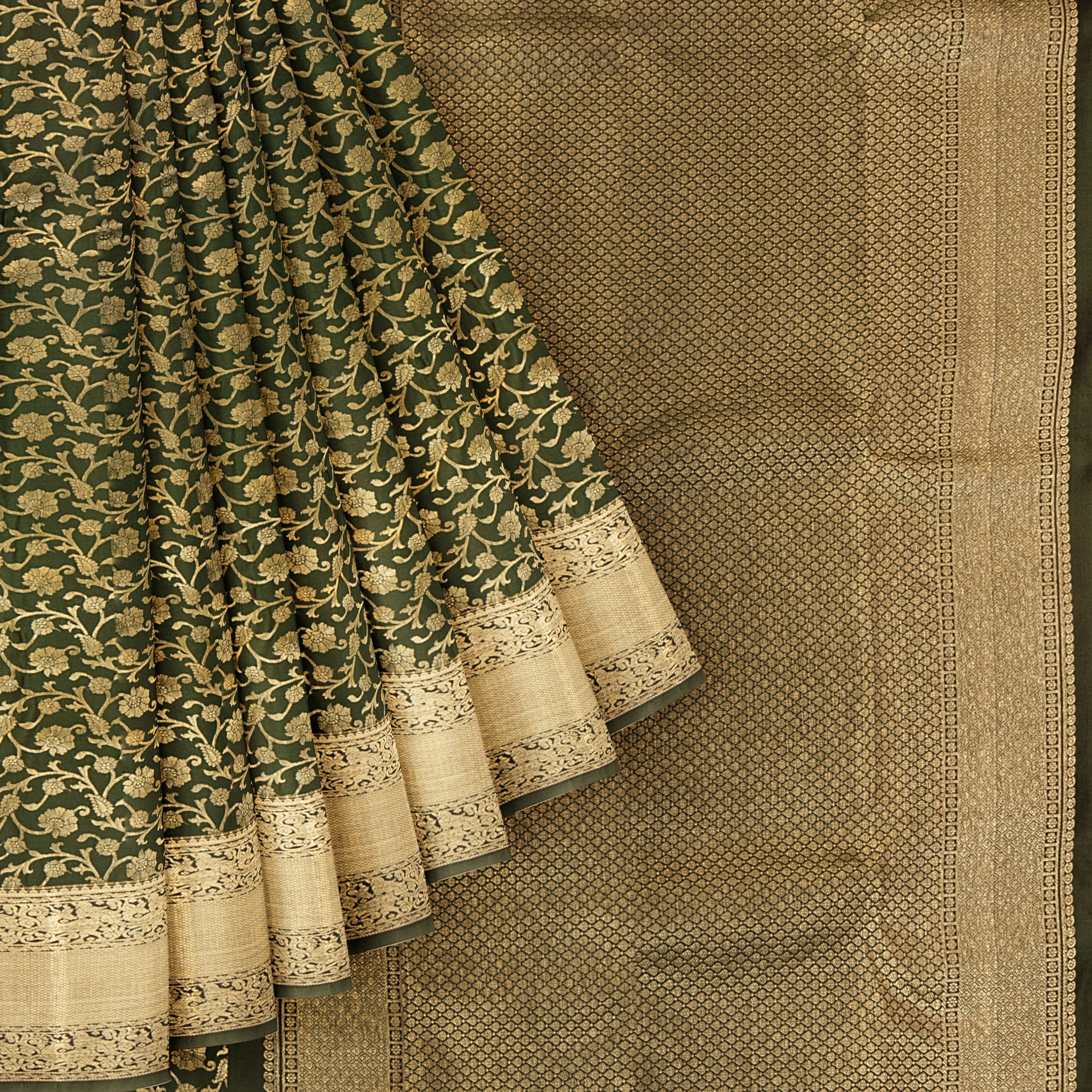 green-floral-brocade-silk-saree-a