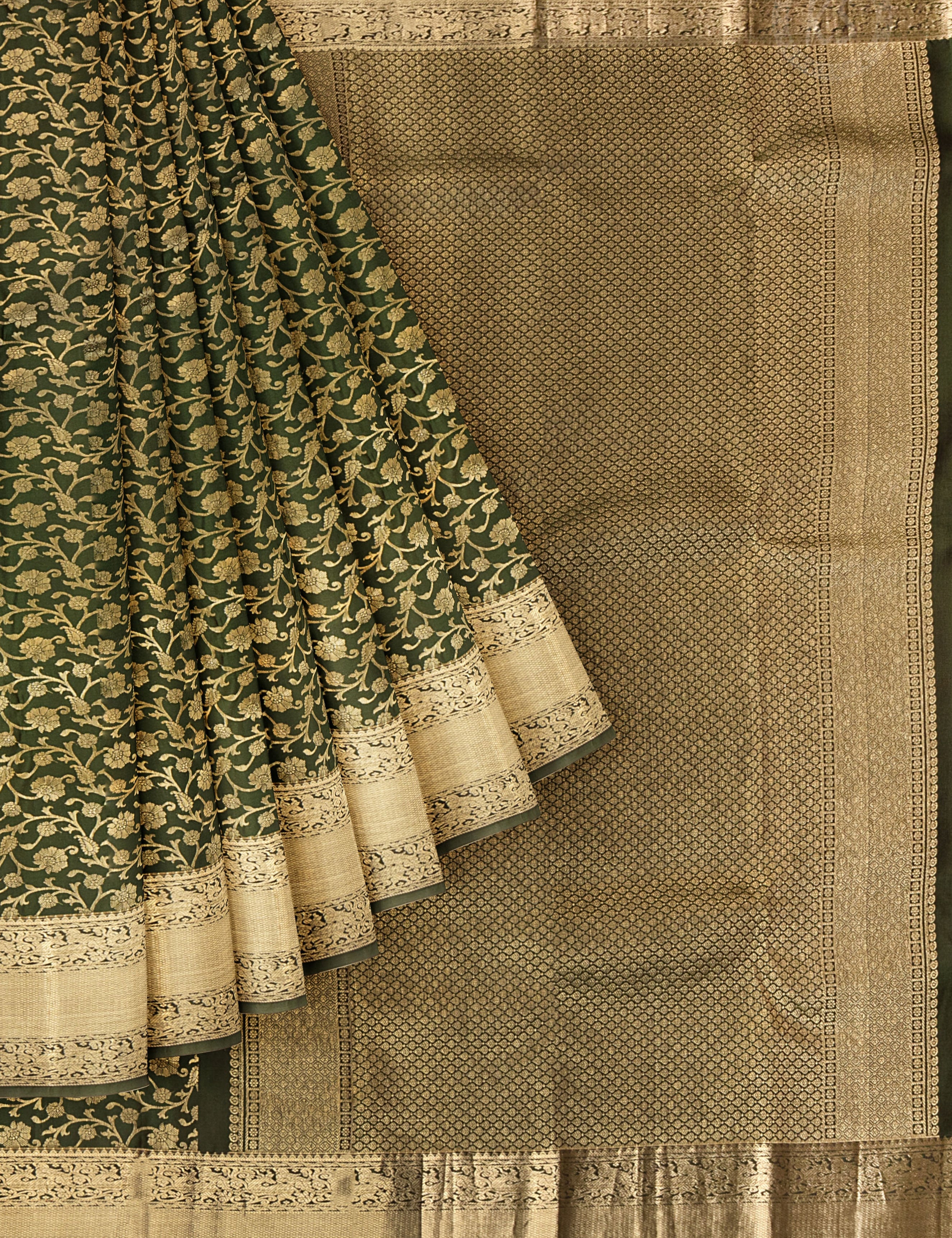 green-floral-brocade-silk-saree-a