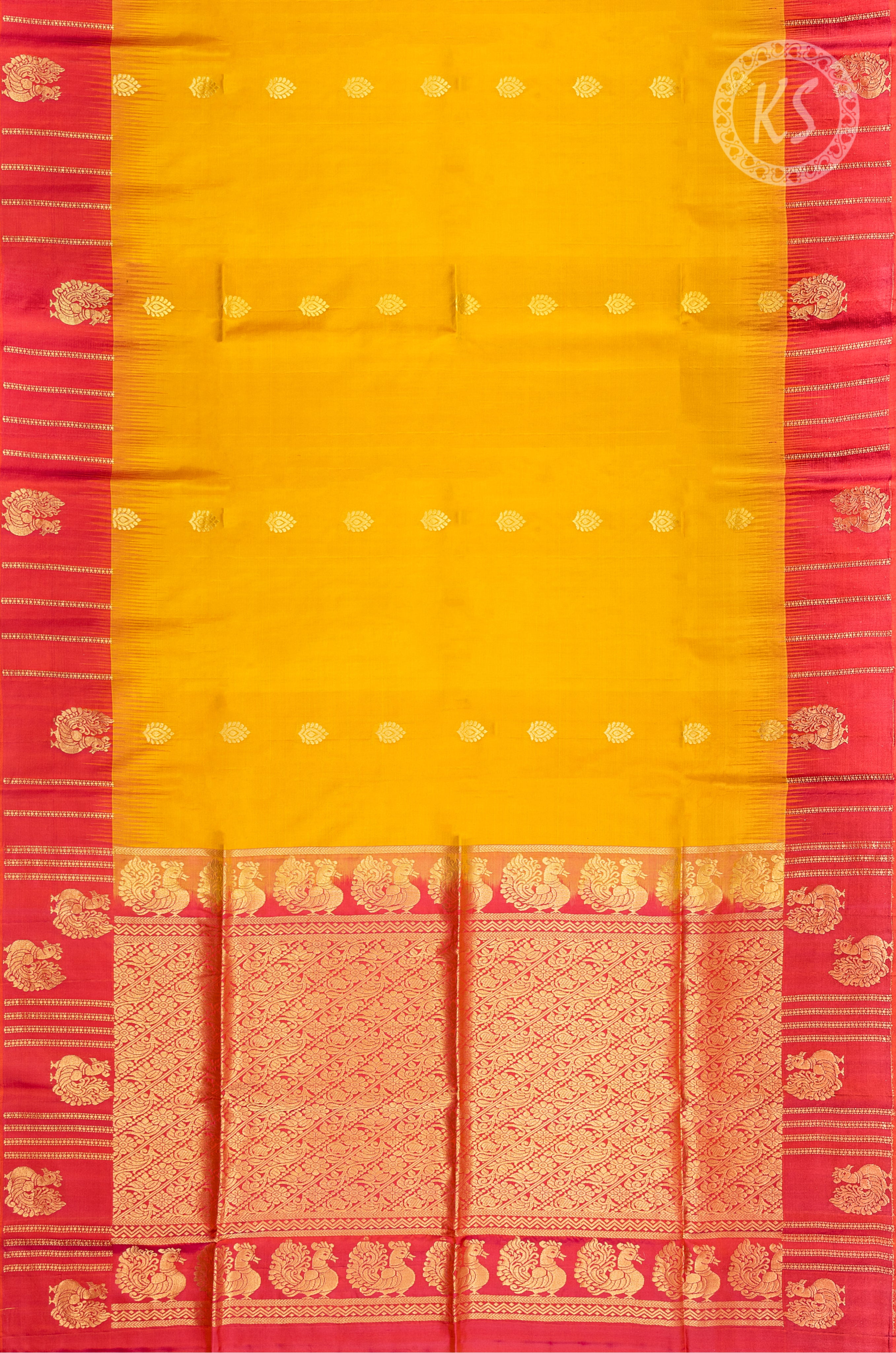 yellow-soft-silk-saree-with-annam-butta-d