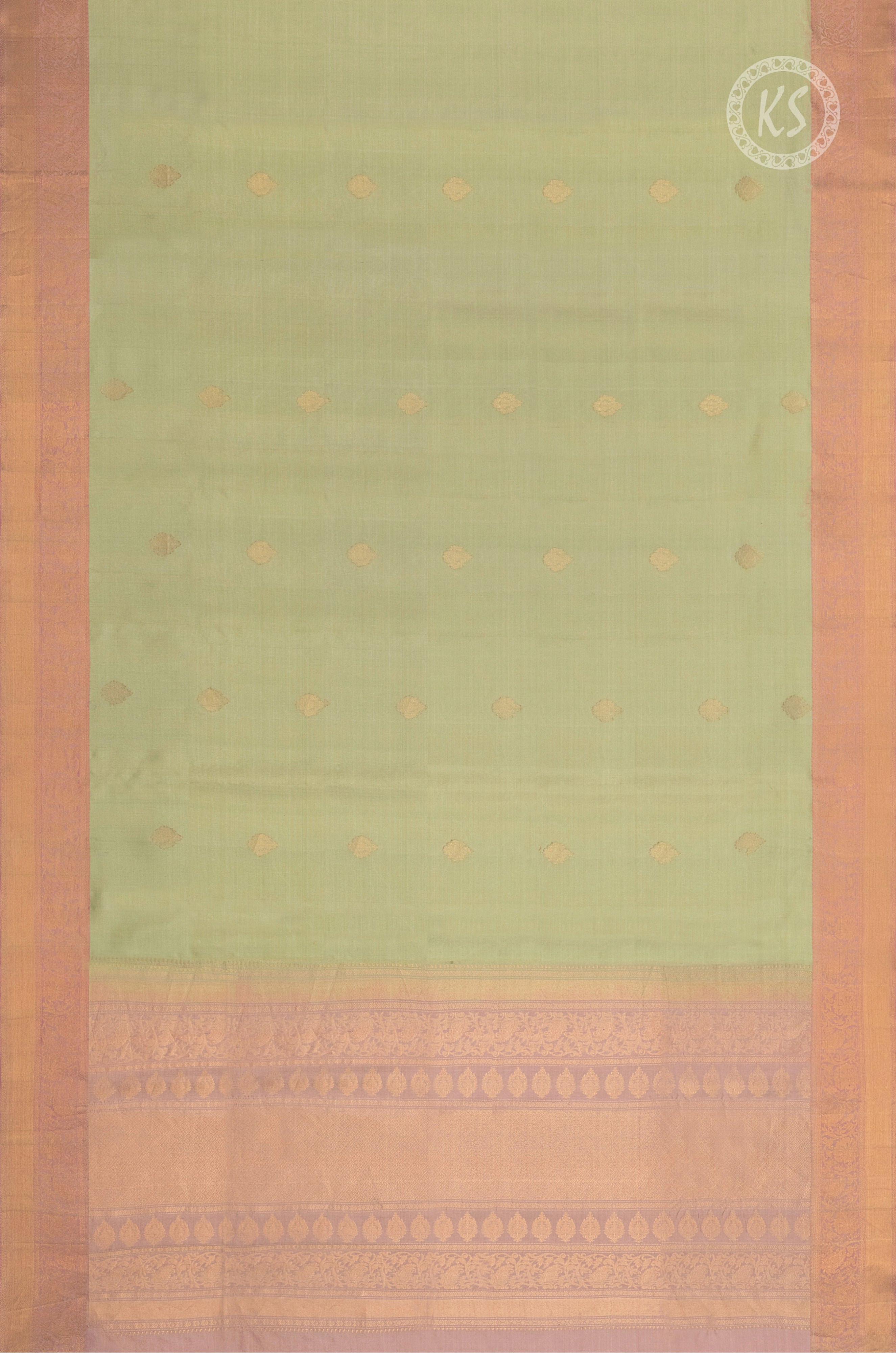 Pista Green Soft Silk Saree