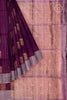 Purple Soft Silk Saree with Annam Butta