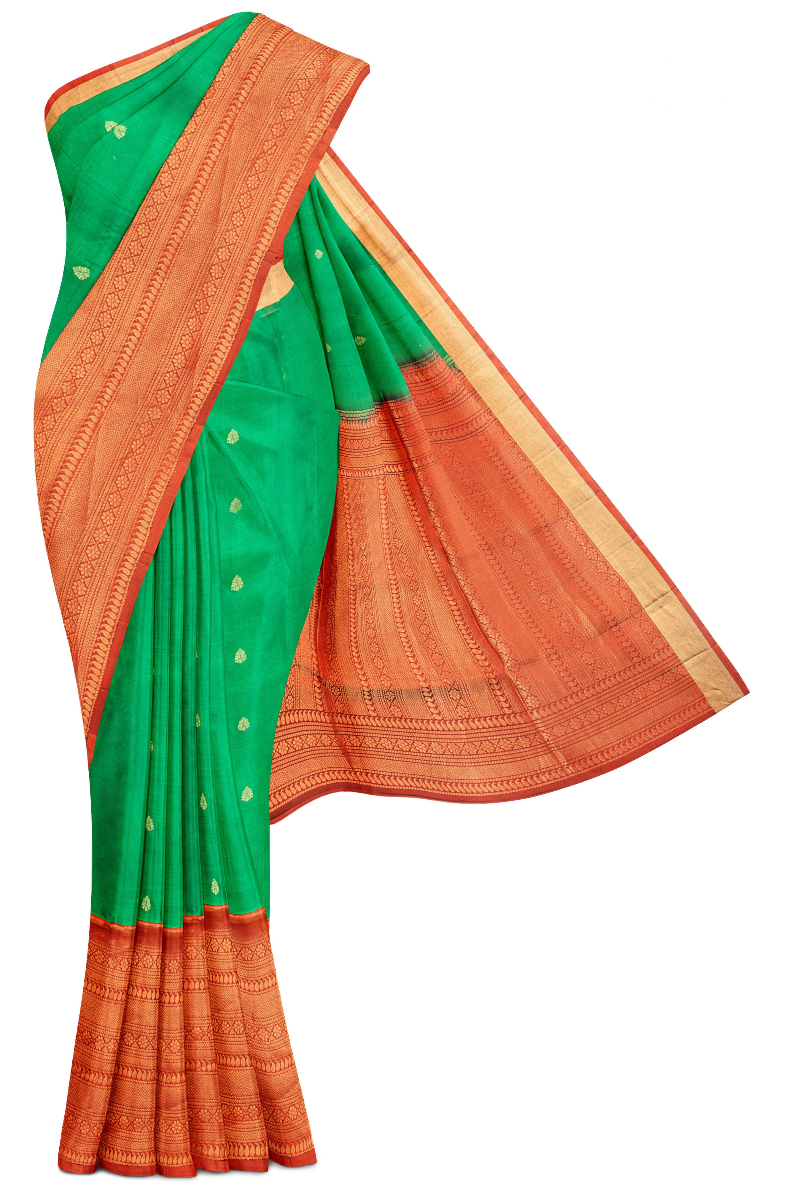 forest-green-saree-b