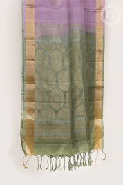 Onion Pink Soft Silk Saree with Rangoli Floral Butta