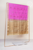 Pink Soft silk saree with Manga Butta