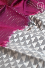 Purple Stripe Soft Silk Saree