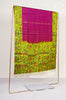 Purple Soft Silk Saree with Stripe & Butta