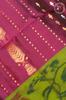 Purple Soft Silk Saree with Stripe & Butta