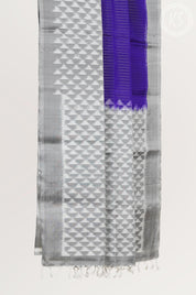 Royal Blue Stripe Soft Silk Saree