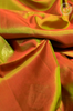 Dual Tone Mustard Yellow & Green Soft Silk Saree