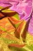Dual Tone Mustard Yellow & Green Soft Silk Saree