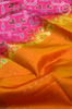 Yellow Soft Silk Saree with Manga & Floral Butta