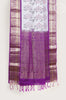 Off white Soft Silk Saree with Floral Butta