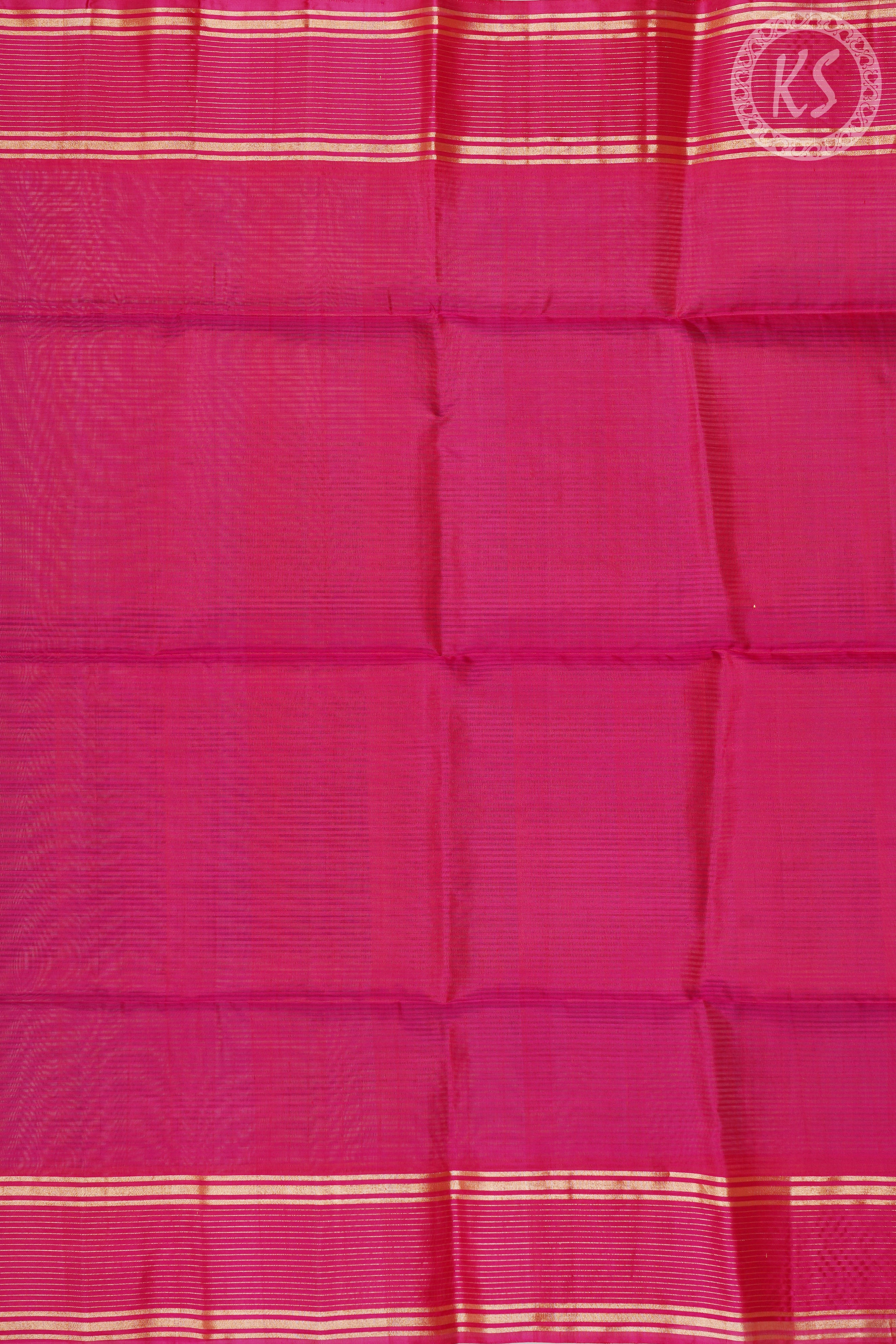 Royal Blue Stripe Soft Silk Saree 3