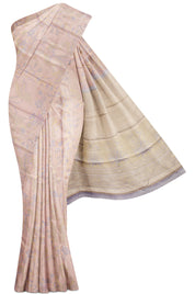 Dual Tone Pink Tissue Silk Saree