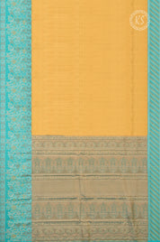 Gold Tissue Silk Saree with Checks