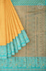 Gold Tissue Silk Saree with Checks