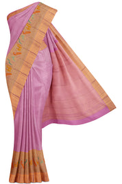 Pink  Tissue Silk Saree with Diamond Butta